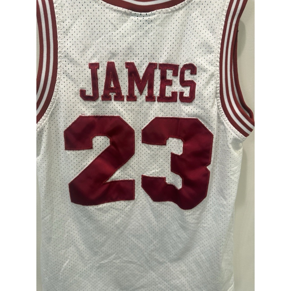 Nike Lebron James Jersey Cleveland Cavaliers Youth Small Retro 1972 - Picture 6 of 7